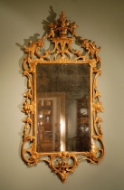 A George III Chippendale Giltwood Mirror